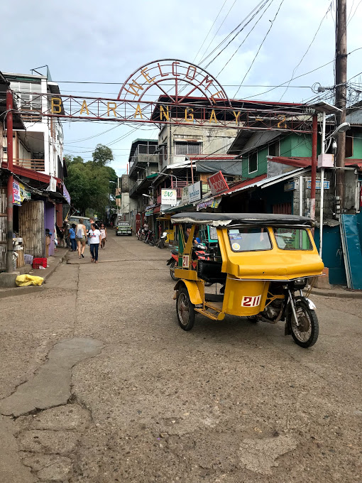 Tricycle in Coron stad, Filipijnen